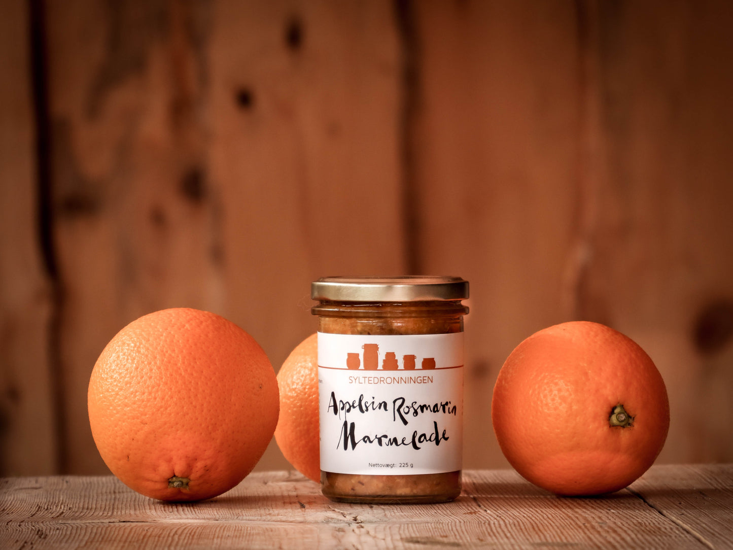 Appelsin rosmarin marmelade